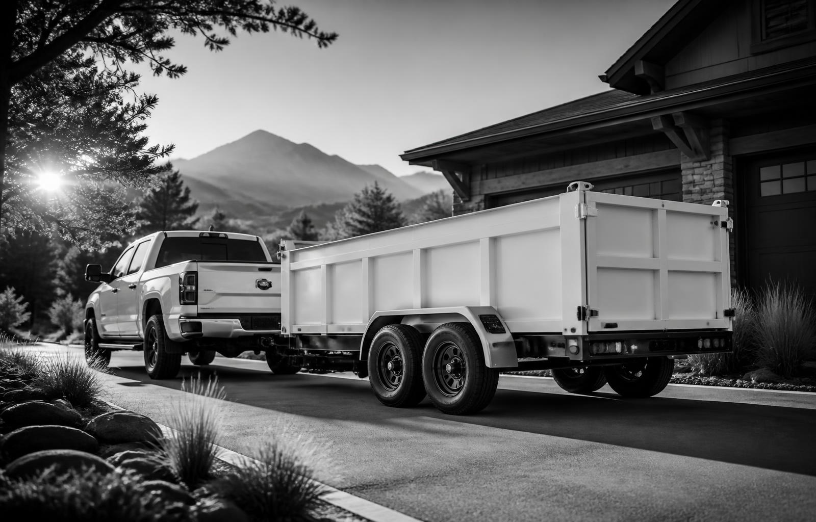 Lotus Loads delivery truck and trailer ready for service